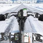 Qlaway 20" Fat Tire Electric Motorcycle Ebike