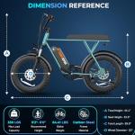 Tamobyke T63 Multi-Color 1000W Electric Bike