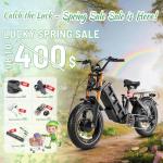 eAhora Juliet Pro 2 Electric Bike 5400W 200+ Miles