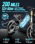 eAhora Romeo 2 Dual Motor Electric Bike 200 Mile Range