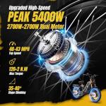 eAhora Juliet Pro 2 Electric Bike 5400W 200+ Miles