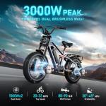 eAhora Terra II Electric Bike - 3000W Dual Motor