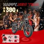 eAhora 1500W Electric Fat Tire Bike for Adults