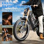 eAhora Romeo Pro 3 50MPH 5000W Electric Bike