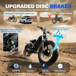 eAhora Romeo 2: Powerful 40MPH Dual Motor Ebike