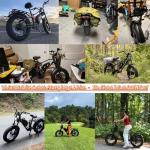 eAhora 1500W Electric Fat Tire Bike for Adults