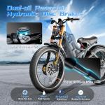 eAhora Romeo Pro 3 50MPH 5000W Electric Bike