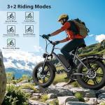 Hipatoo 20" Fat Tire Electric Bike for Commuting