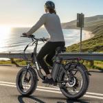 GOKEEP 1800W Folding Electric Bike with 86-Mile Range