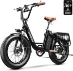 Vefreedom Fast Electric Bike for Adults, 20" Fat Tires