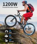 1200W Lightweight Mountain Electric Bike for Adults