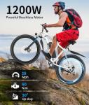 1200W Lightweight Adult Electric Mountain Bike