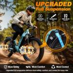 MENORX Dual Motor 26" Fat Tire Electric Bike