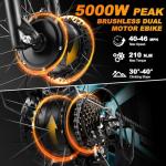 MENORX Dual Motor 26" Fat Tire Electric Bike