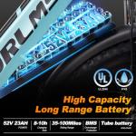 MENORX Dual Motor 26" Fat Tire Electric Bike