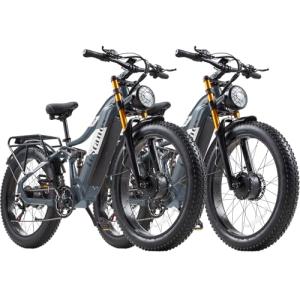 Dual Motor 3000W Electric Mountain Bike for Adults