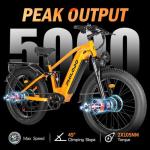 ADVENCO 5000W Dual Motor Electric Bike for Adults