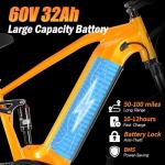 ADVENCO 5000W Dual Motor Electric Bike for Adults