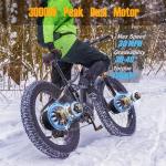 3000W Dual Motor Electric Mountain Bike 90 Miles