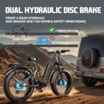 HiKNiGHT 3000W Dual Motor Off-Road Fat Tire Ebike