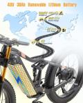 3000W Dual Motor Electric Mountain Bike 90 Miles