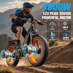 HiKNiGHT 3000W Dual Motor Fat Tire Ebike
