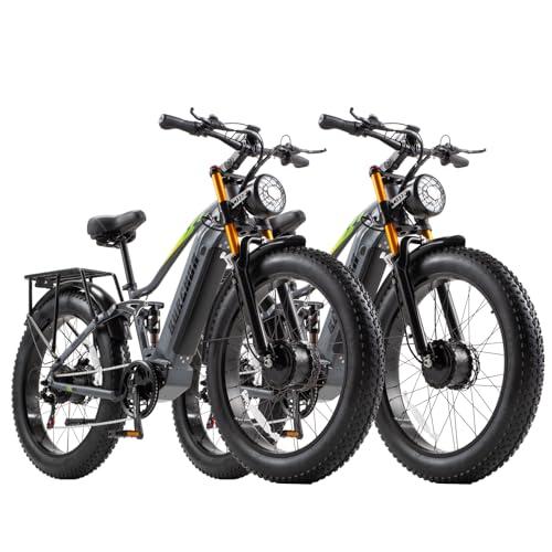 3000W AWD Electric Bike for Adults, 70 Mile Range