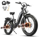 Wildeway 2600W Dual Motor Fat Tire Electric Bike