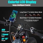 3000W Dual Motor Electric Mountain Bike, 90 Mile Range