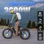 Biguodir 3000W All-Terrain Electric Bike 26" Fat Tire