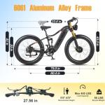 3000W Dual Motor Electric Mountain Bike 90 Miles