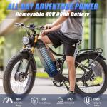 Biguodir 3000W All-Terrain Electric Bike 26" Fat Tire