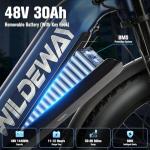 Wildeway 2600W Dual Motor Fat Tire Electric Bike