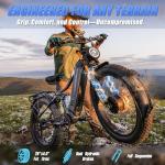 Biguodir 3000W All-Terrain Electric Bike 26" Fat Tire