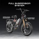 eAhora Luna II Electric Bike - 3000W Dual Motor