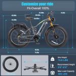 3000W AWD Electric Bike for Adults, 70 Mile Range
