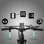 NARRAK Fat Tire Folding Electric Bike - 1100W Motor