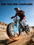 OUXI 1000W Adult Electric Mountain Bike with Fat Tires