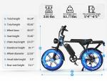 OUXI V8 Moped-Style Electric Bike for Adults