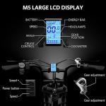 OUXI V8 Moped-Style Electric Bike for Adults