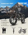 OUXI V8 Electric Bike with Removable Battery