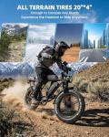 OUXI V8 1000W Electric Bike with Fat Tires