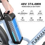 Funhang 26" Electric City Cruiser Bike, 1000W