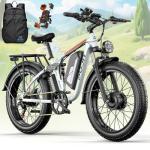 PHJU 6000W Dual Motors Electric Fat Tire Bike