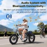 CroSight 2.0 Folding Electric Tricycle for Adults