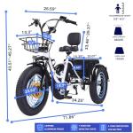 CroSight 2.0 Folding Electric Tricycle for Adults
