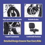 CroSight 2.0 Folding Electric Tricycle for Adults