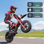 Gyroor S1 Kids Electric Balance Bike with LED Tail Light