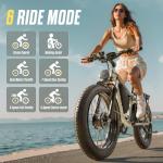 PHJU 6000W Dual Motors Electric Fat Tire Bike