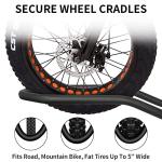 WEIZE Wobble-Free Hitch Bike Rack for 2 Bikes